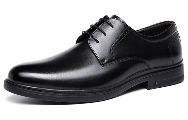 HARSON Dress Shoes Men Low-Top Black 2