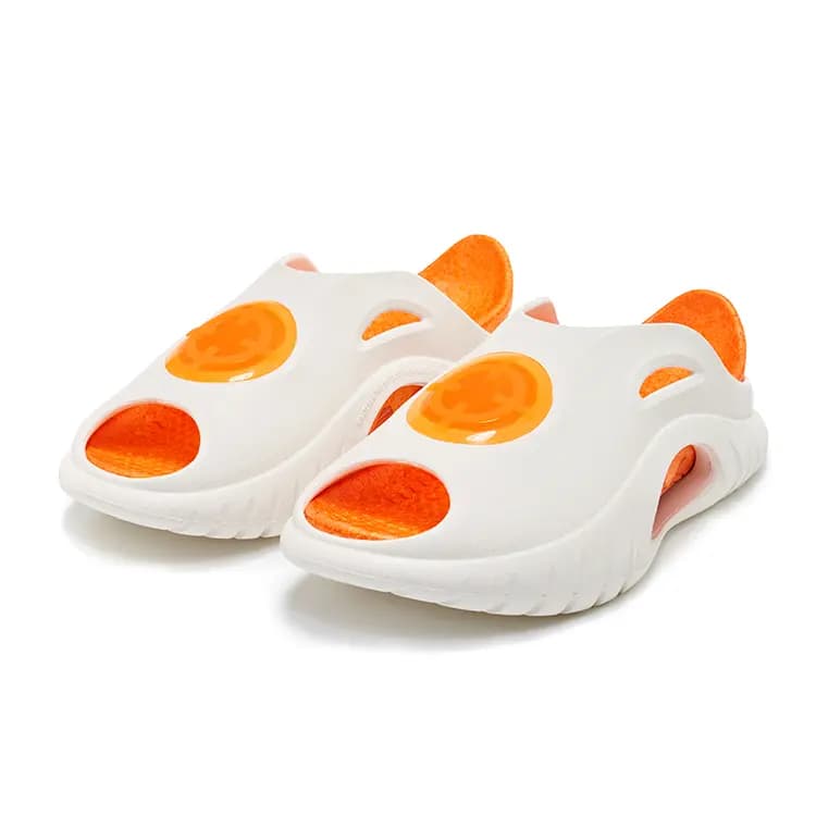 RIGORER Shark Sandals 'White Orange' 3