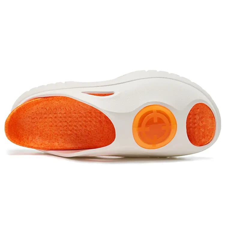 RIGORER Shark Sandals 'White Orange' 4