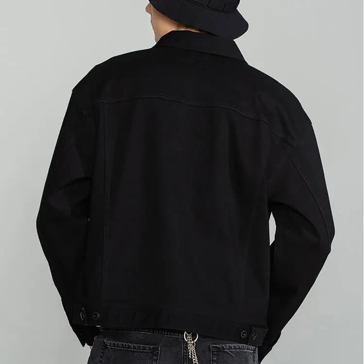 Lee Kişi Denim Pencəyi Qara 5