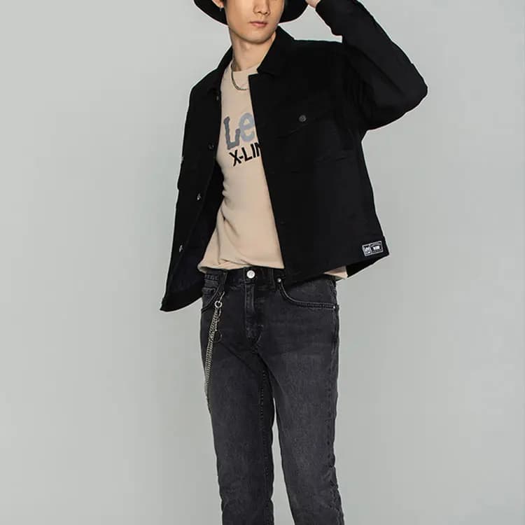 Lee Kişi Denim Pencəyi Qara 3
