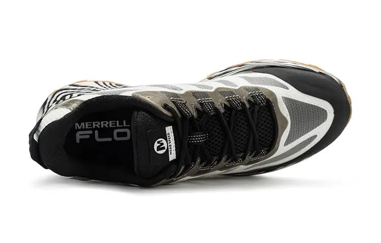 MERRELL Anti-Slip Wear-Resistant Low-Top Outdoor Shoes Men's Black White 4