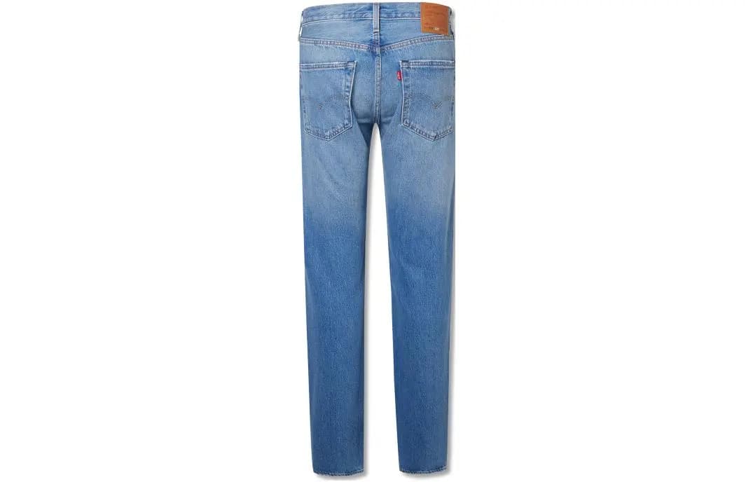 Levis 150th Anniversary Edition 501 Series Global Limited Edition Classic Straight Distressed Design Jeans Men's Blue Gift Recommendation 2