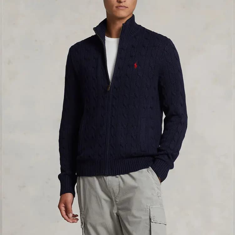 Polo Ralph Lauren Uzunqol Zəncirli Sviter 4