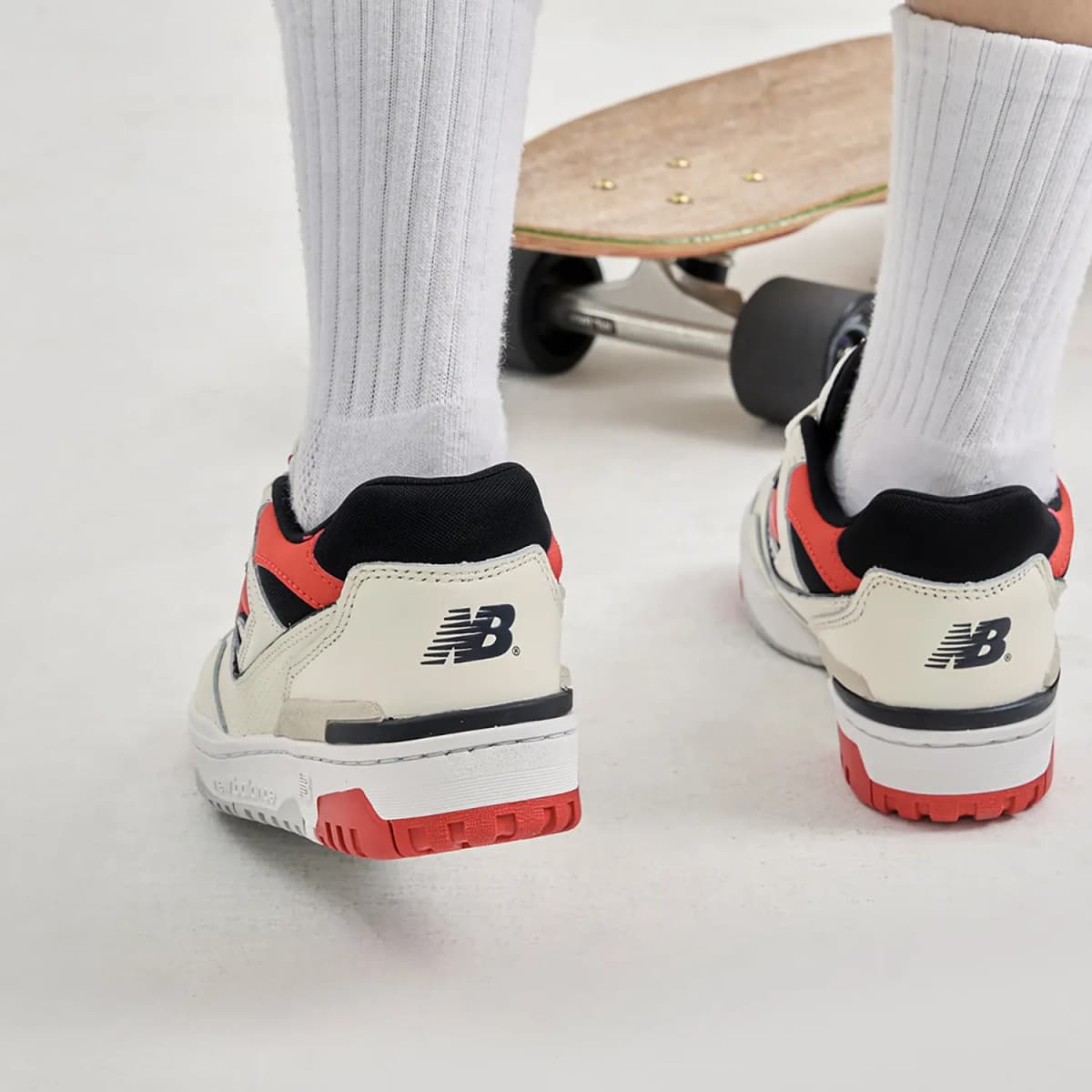New Balance 550 Sea Salt True Red 6