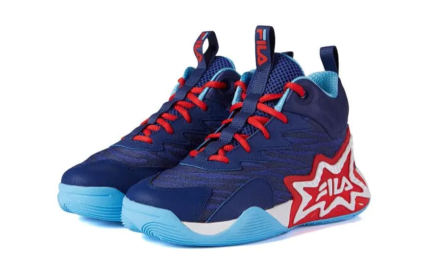 FILA KIDS Uşaq Basketbol Ayaqqabısı Qırmızı/Mavi 3