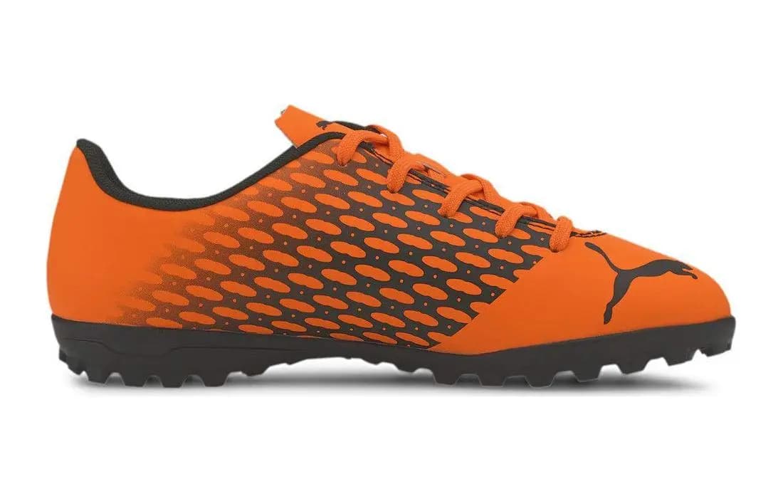 PUMA Spirit 3 TT Jr Kids' Soccer Shoes Orange/Black 2