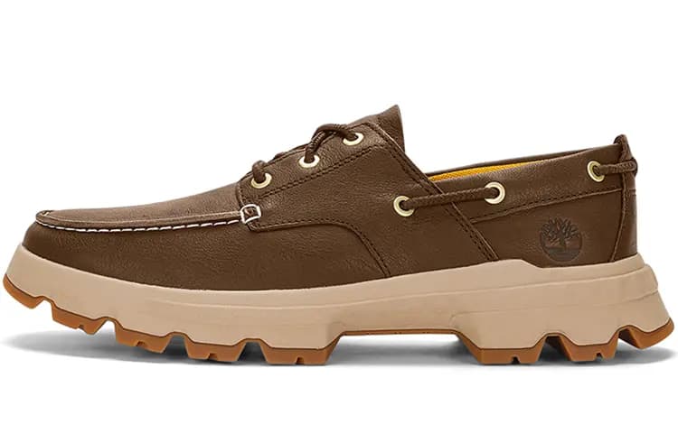 Timberland Greenstride Originals Ultra Leather Boat Shoes Tünd Qəhvəyi
