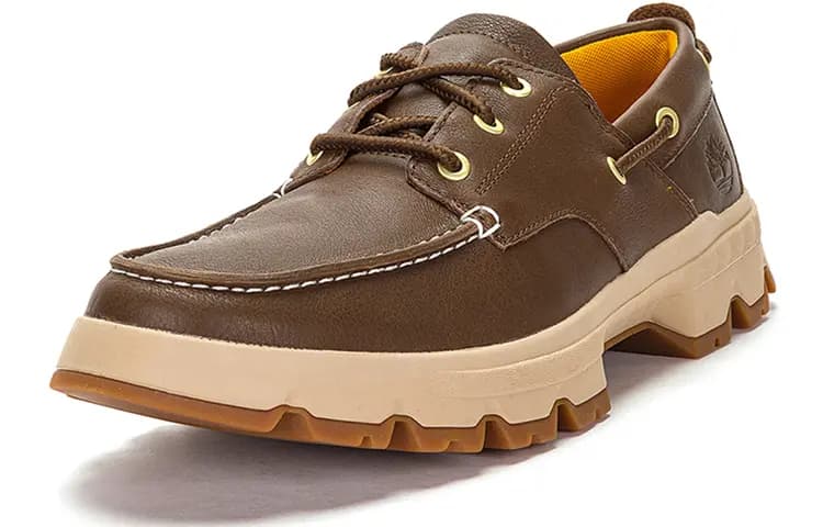 Timberland Greenstride Originals Ultra Leather Boat Shoes Tünd Qəhvəyi 3