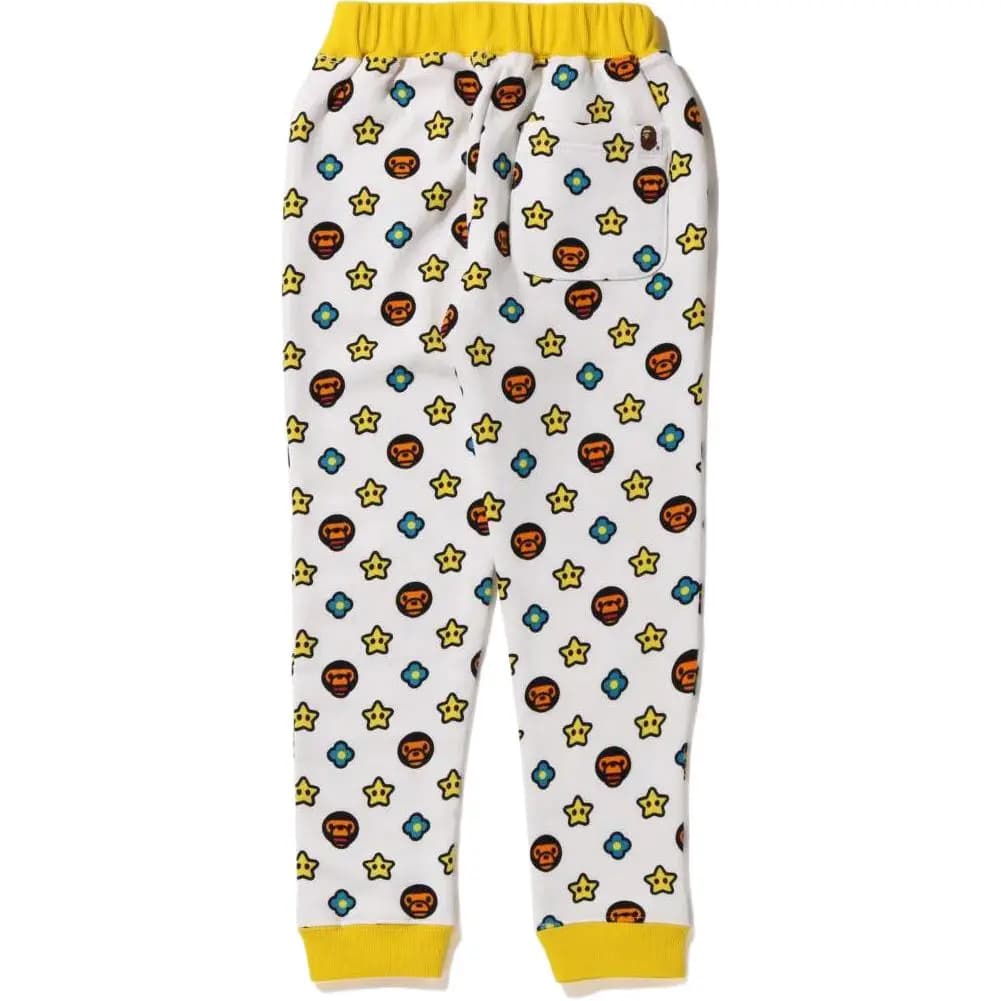 A BATHING APE Uşaq Şalvarı Ağ 2