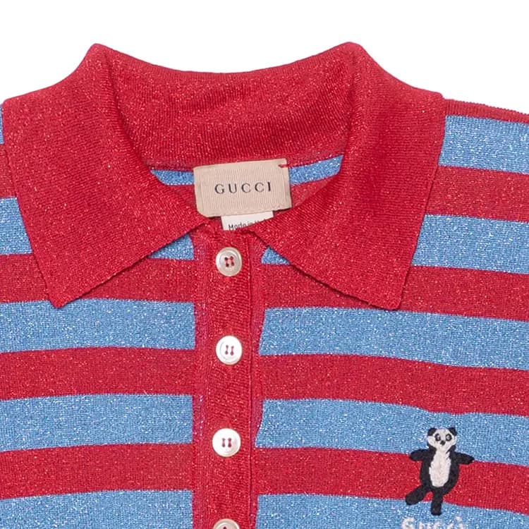 GUCCI SS23 Dress Kids' Blue Red 3