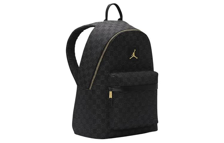 Jordan Gold Logo Monogram Bel Çantası Qara 2