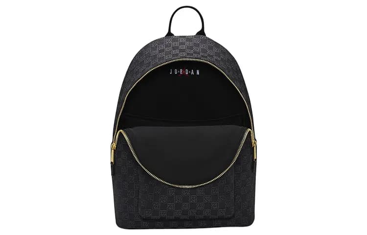 Jordan Gold Logo Monogram Bel Çantası Qara 4