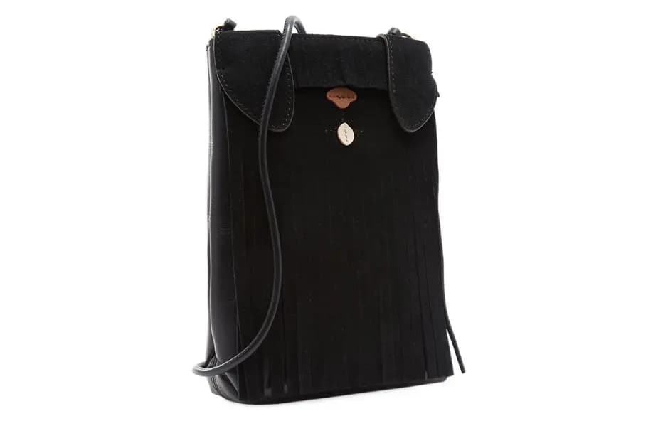 Furla 12 Qadın Telefon Çantası Qara 2
