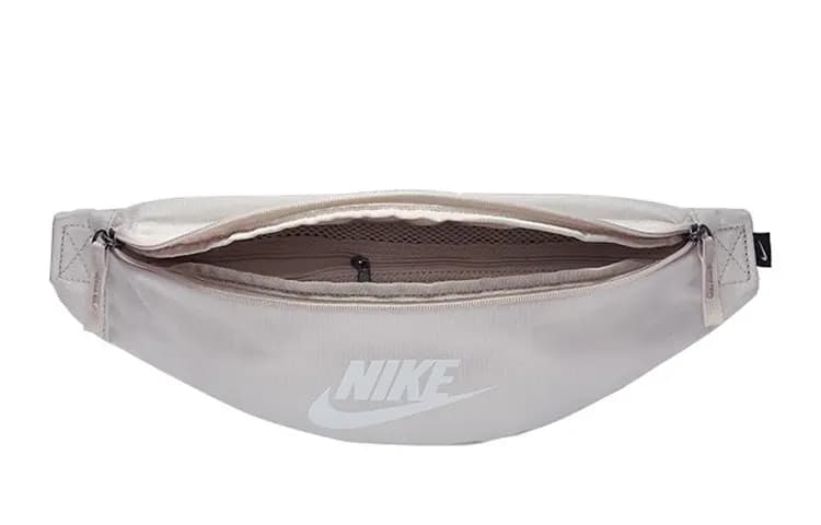 Nike Polyester One Shoulder Crossbody Bag Sling Bag Fanny Pack Regular Unisex Gray White 2