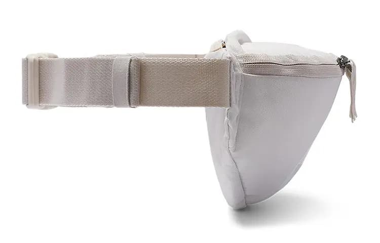 Nike Polyester One Shoulder Crossbody Bag Sling Bag Fanny Pack Regular Unisex Gray White 3