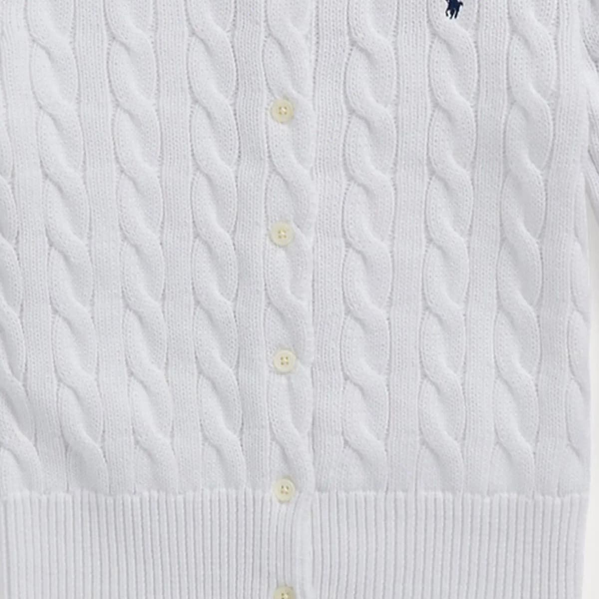Polo Ralph Lauren SS23 Qadın Sviteri Ağ 4