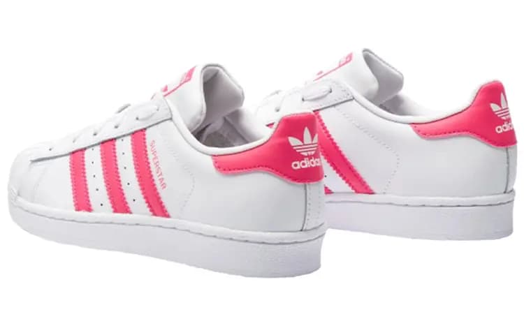 Adidas Superstar Cloud White Real Pink GS 4