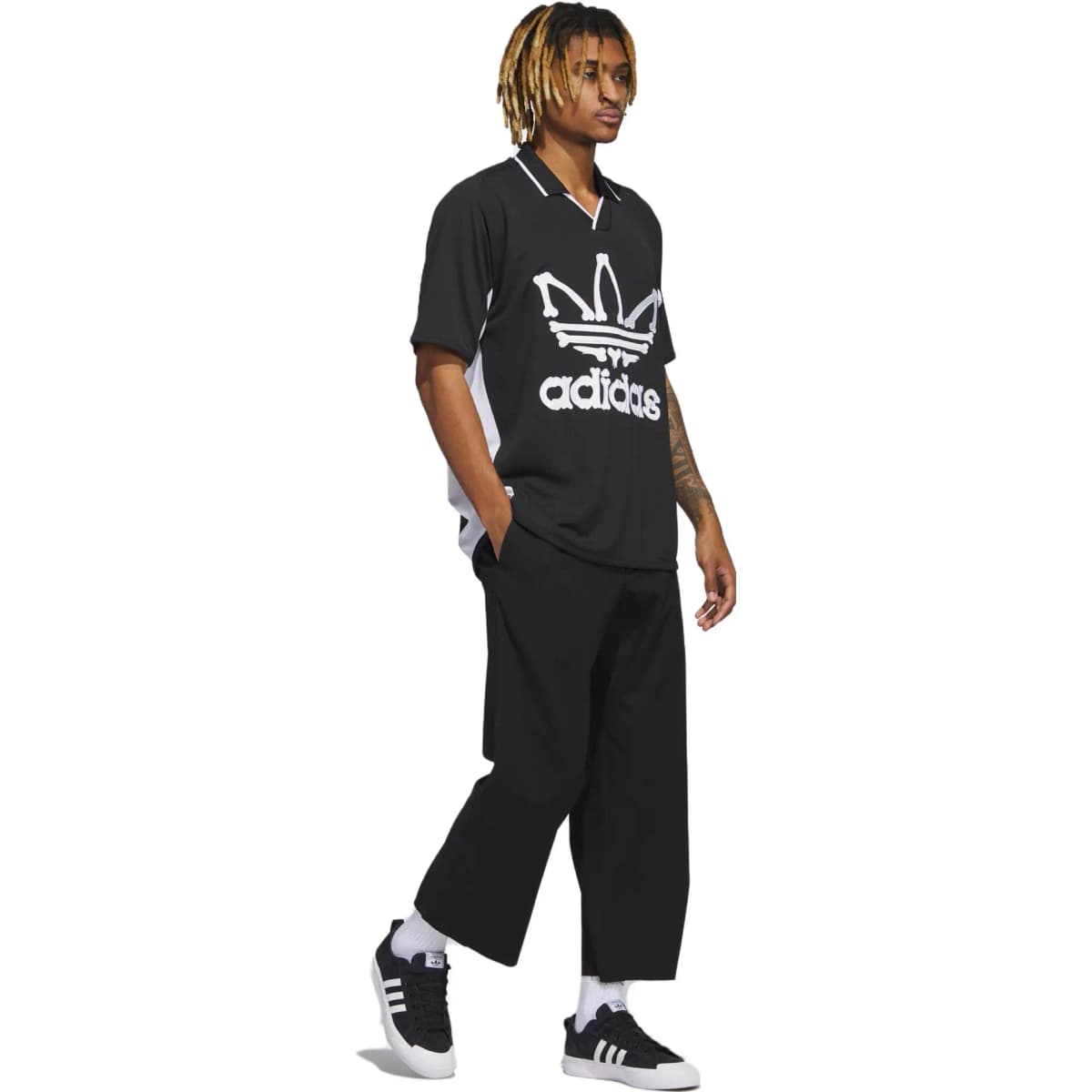 Adidas Originals Adidas Originals X JEREMY SCOTT Football Jerseys Unisex Black 3