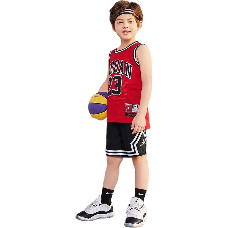 Jordan Uşaq Basketbol Maykası Qırmızı 4