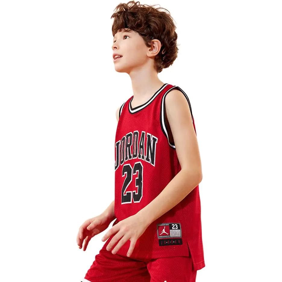 Jordan Uşaq Basketbol Maykası Qırmızı 5