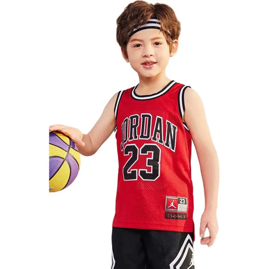 Jordan Uşaq Basketbol Maykası Qırmızı 3