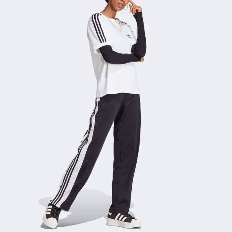 adidas Originals Trefoil Home of Classics Qadın Köynəyi Ağ 4