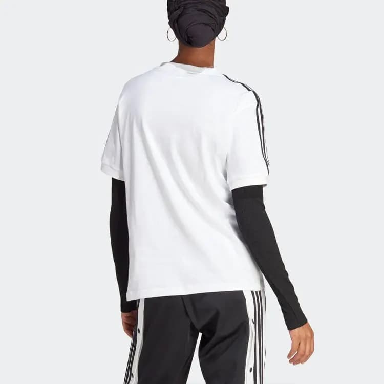 adidas Originals Trefoil Home of Classics Qadın Köynəyi Ağ 3