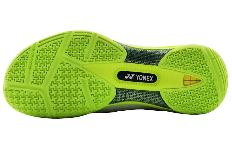 YONEX 88D 2 Badminton Shoes Unisex Low-Top White Yellow Green 5