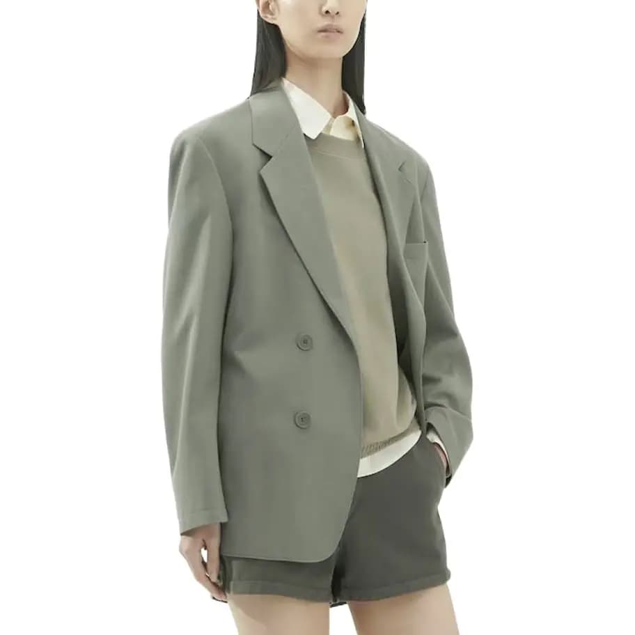 UNIQLO U Collection Qadın Kostyumu Göy/Boz 3