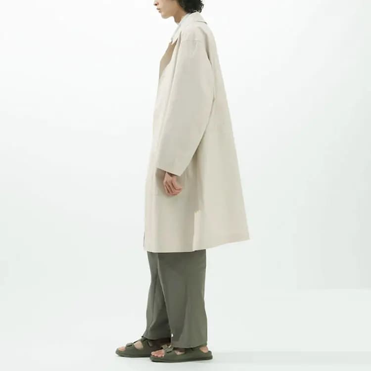 UNIQLO U Collection Trench Coat Kişi Açıq Bej 4