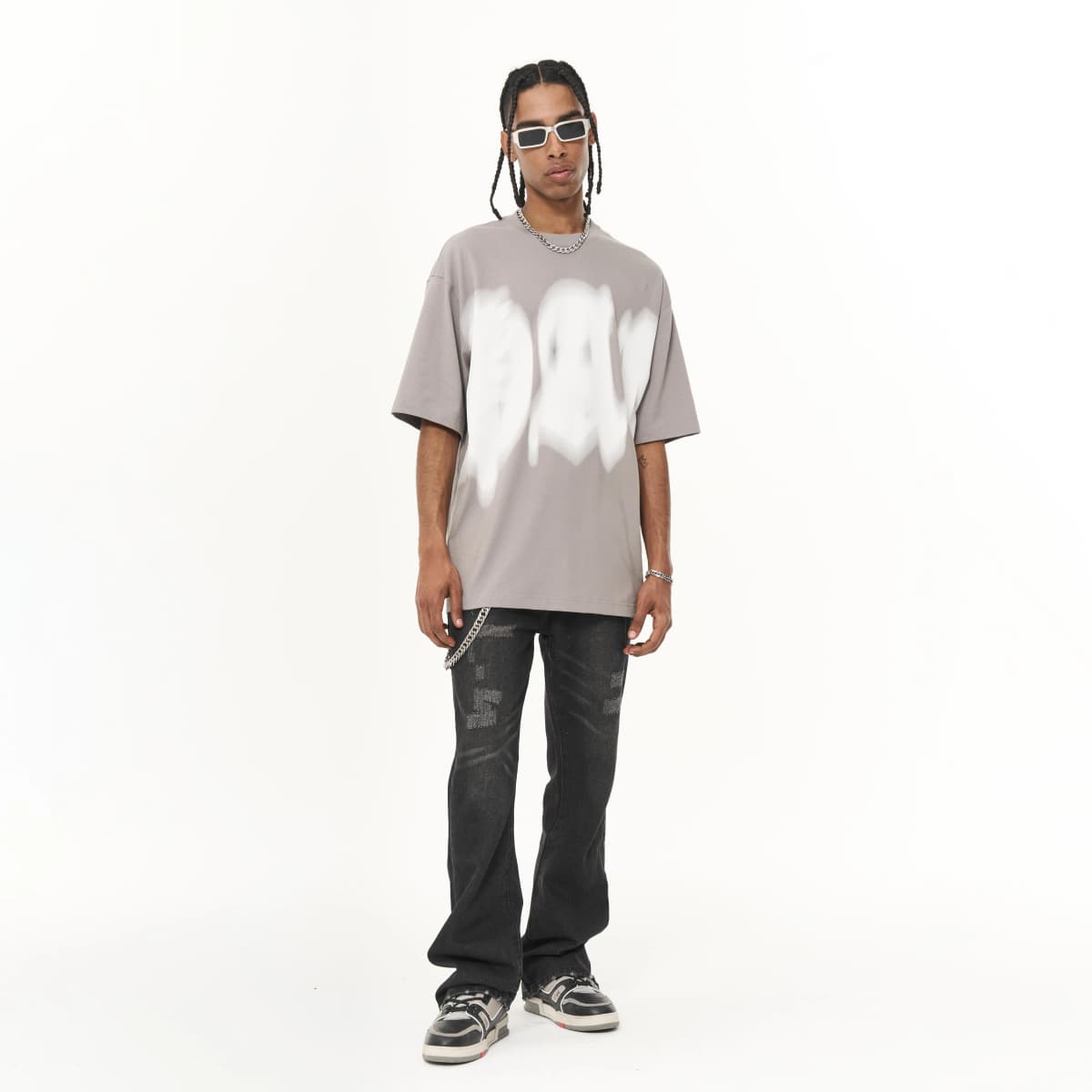 HARSH AND CRUEL "Unofficial Jersey" Series SS23 HC Perfectionist Phantom Gothic Letter Logo Print Loose Casual Crew Neck Short Sleeve T-Shirt Unisex 13