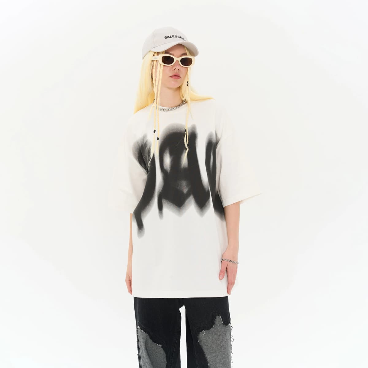 HARSH AND CRUEL "Unofficial Jersey" Series SS23 HC Perfectionist Phantom Gothic Letter Logo Print Loose Casual Crew Neck Short Sleeve T-Shirt Unisex 10
