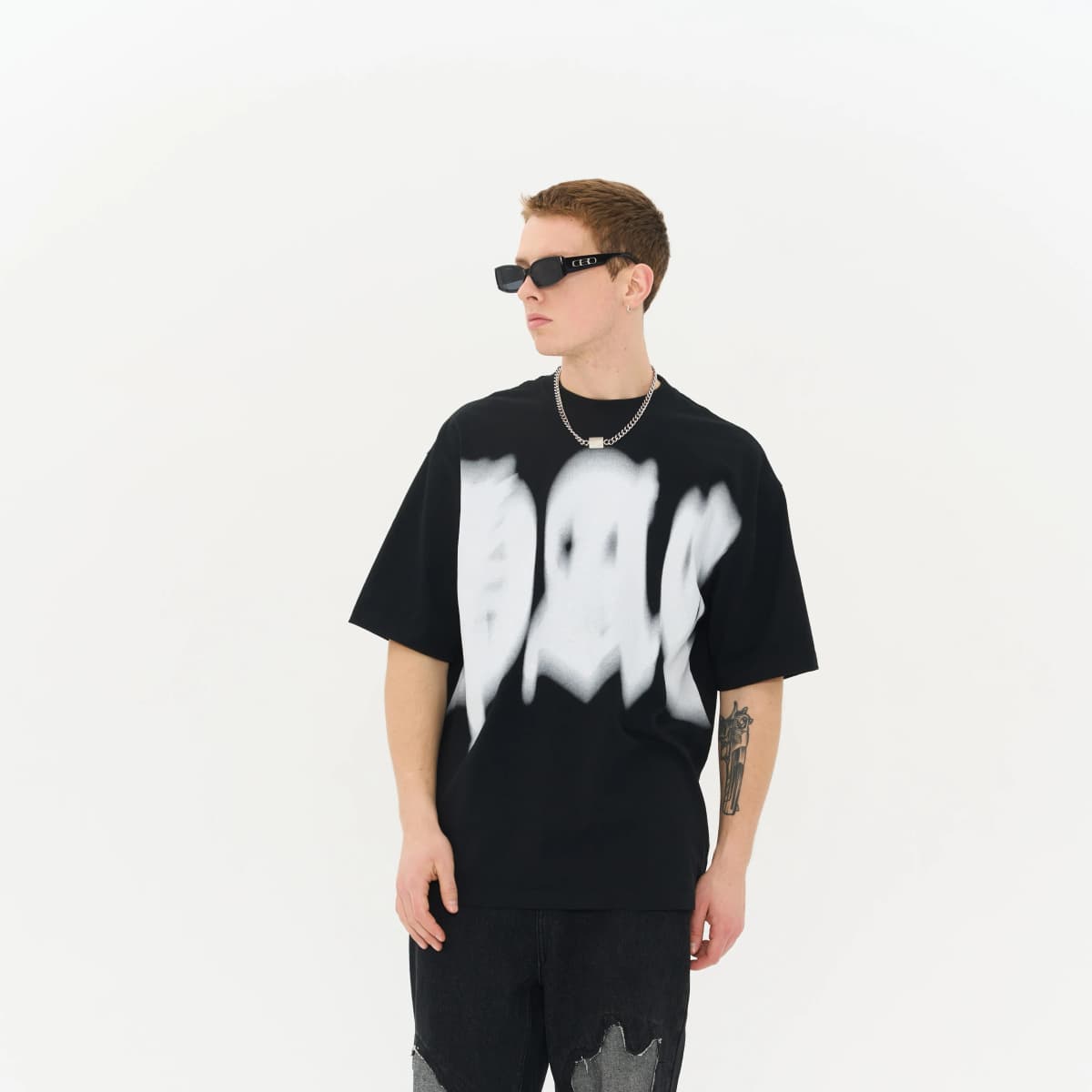 HARSH AND CRUEL "Unofficial Jersey" Series SS23 HC Perfectionist Phantom Gothic Letter Logo Print Loose Casual Crew Neck Short Sleeve T-Shirt Unisex 4