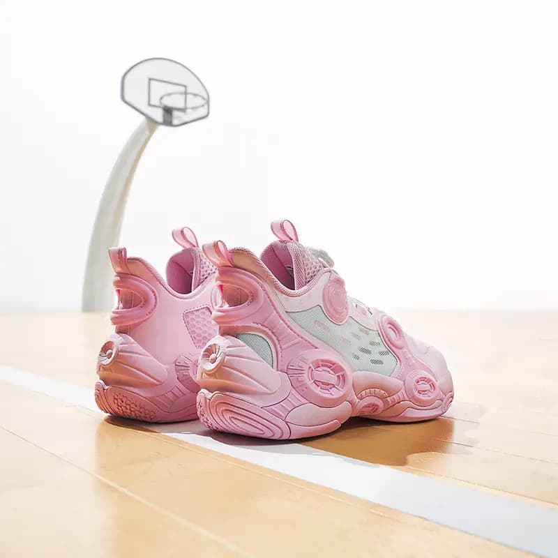 Anta Alien 2 Uşaq Basketbol Ayaqqabısı Çəhrayı/Mavi 10