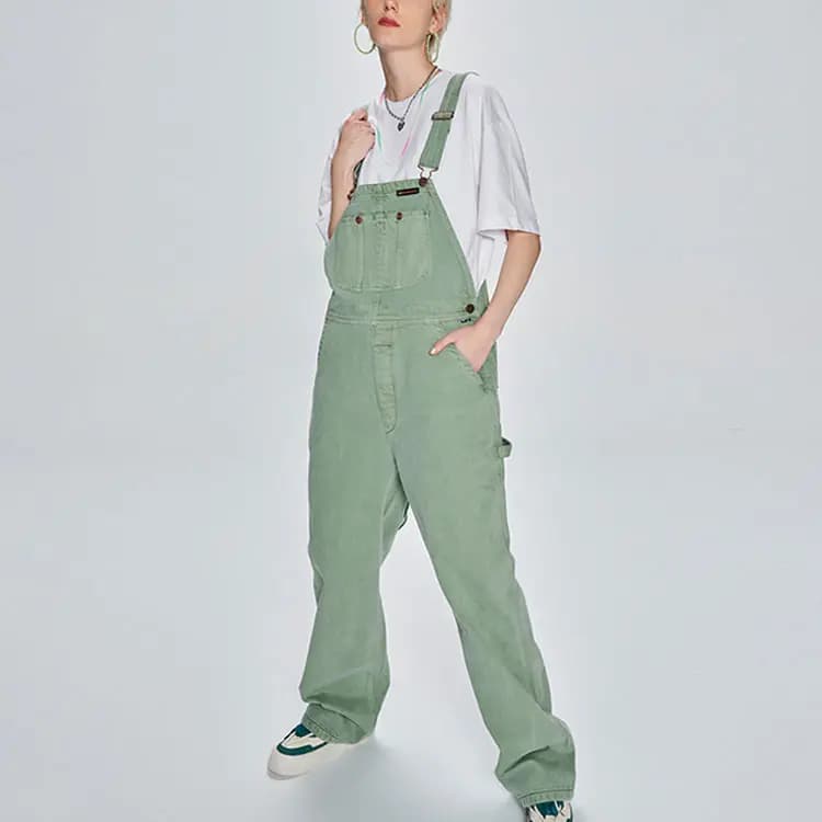 Lee x RANDOMEVENT SS23 Unisex Kombinezon Yaşıl 2