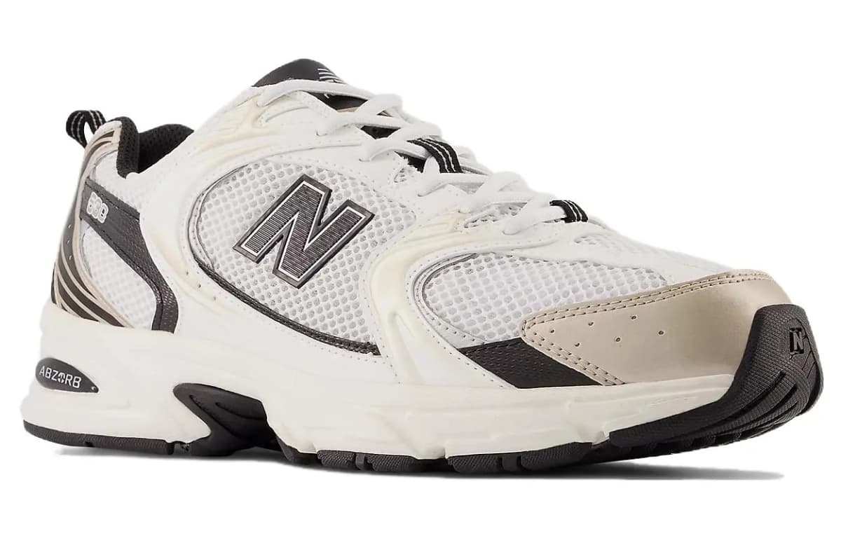 New Balance 530 Ağ/Qızılı 3