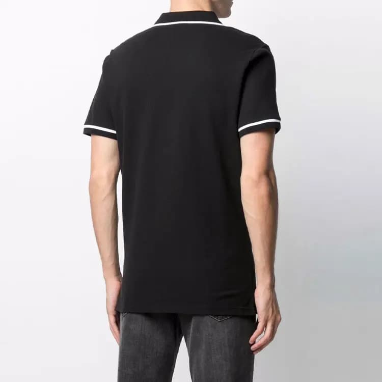 CALVIN KLEIN Kişi Polo Köynəyi Qara 3