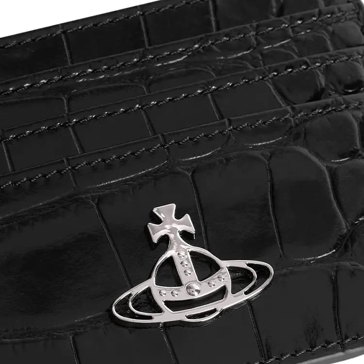 Vivienne Westwood Dəri Kart Saxlayan Qadın Qara 5