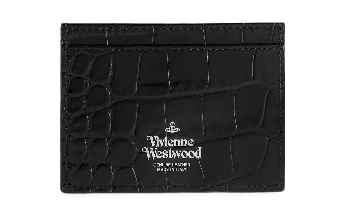 Vivienne Westwood Dəri Kart Saxlayan Qadın Qara 3