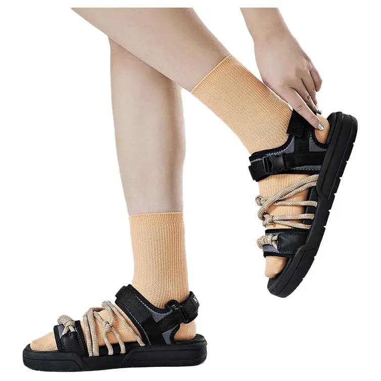 Kappa Unisex Çimərlik Səndəli Qara/Qəhvəyi 8