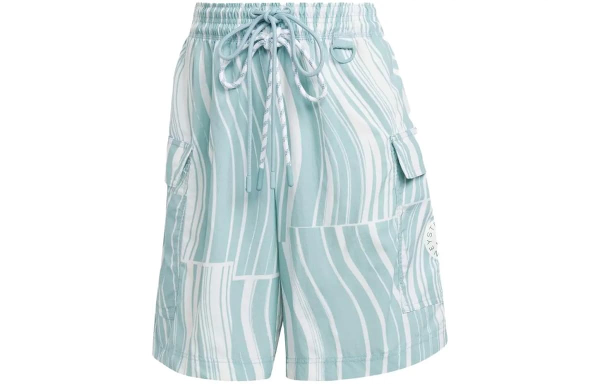 adidas By Stella Mccartney Truenature Hiking Color-Block Shorts Women's White
