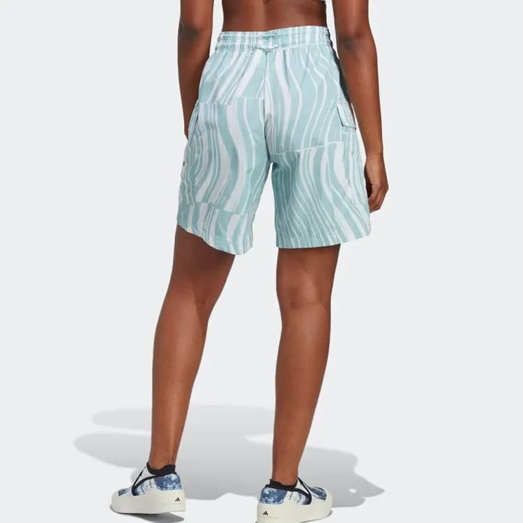 adidas By Stella Mccartney Truenature Hiking Color-Block Shorts Women's White 4