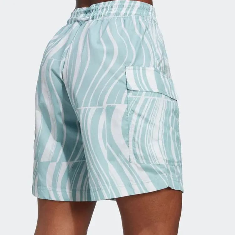 adidas By Stella Mccartney Truenature Hiking Color-Block Shorts Women's White 5