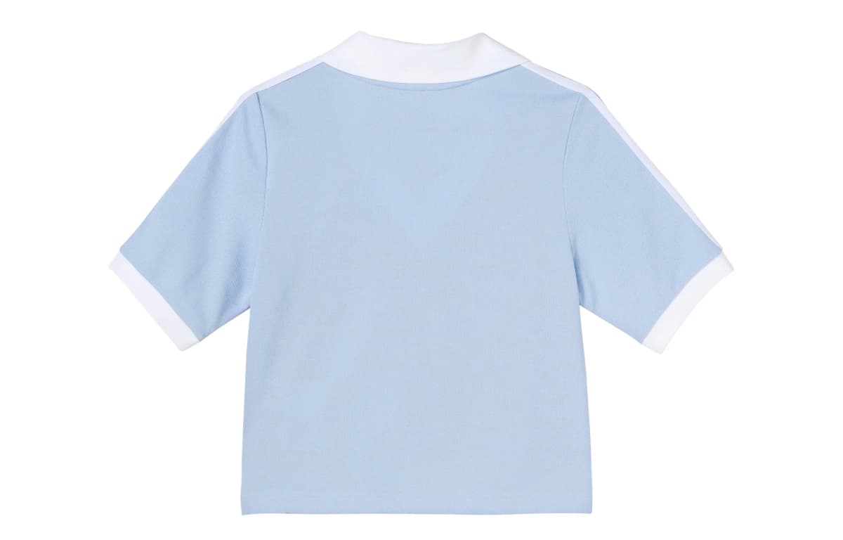adidas originals Floral Pattern V-Neck T-Shirt 2