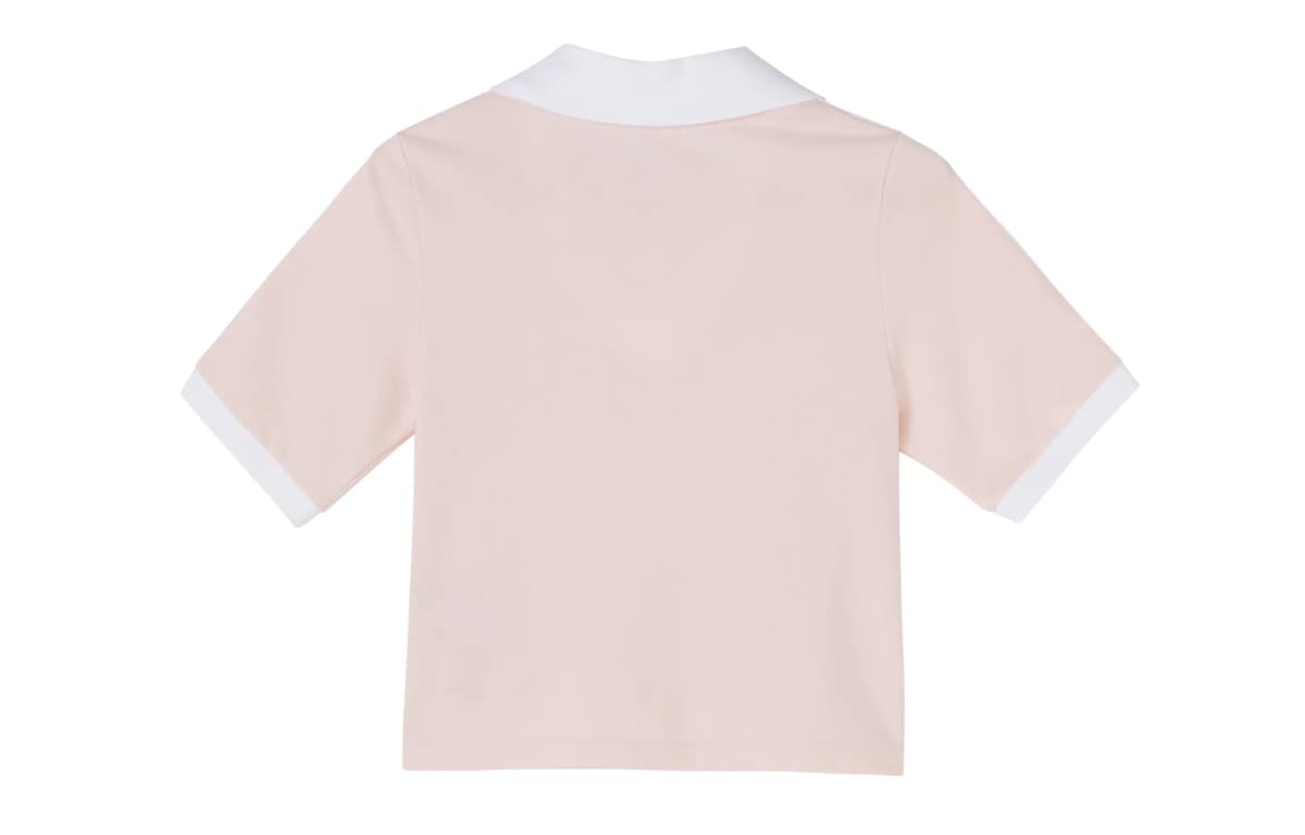 adidas originals Logo Embroidered V-Neck Cropped Top 2