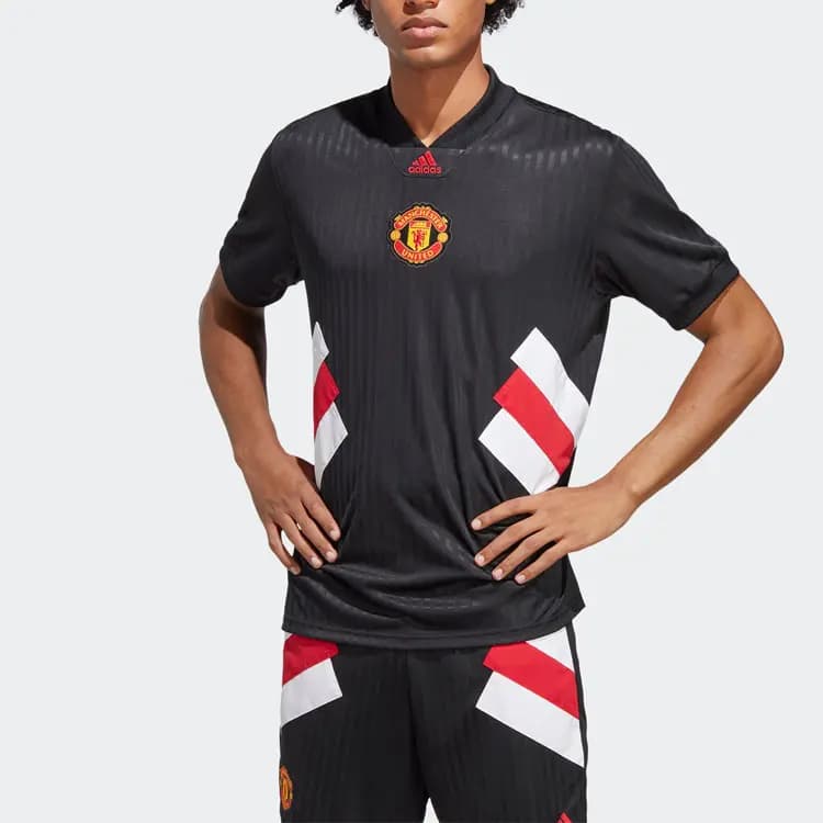 Adidas Manchester United Kişi Futbol Forması Qara 3