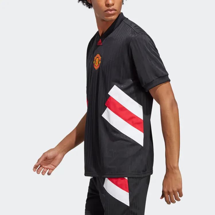 Adidas Manchester United Kişi Futbol Forması Qara 6