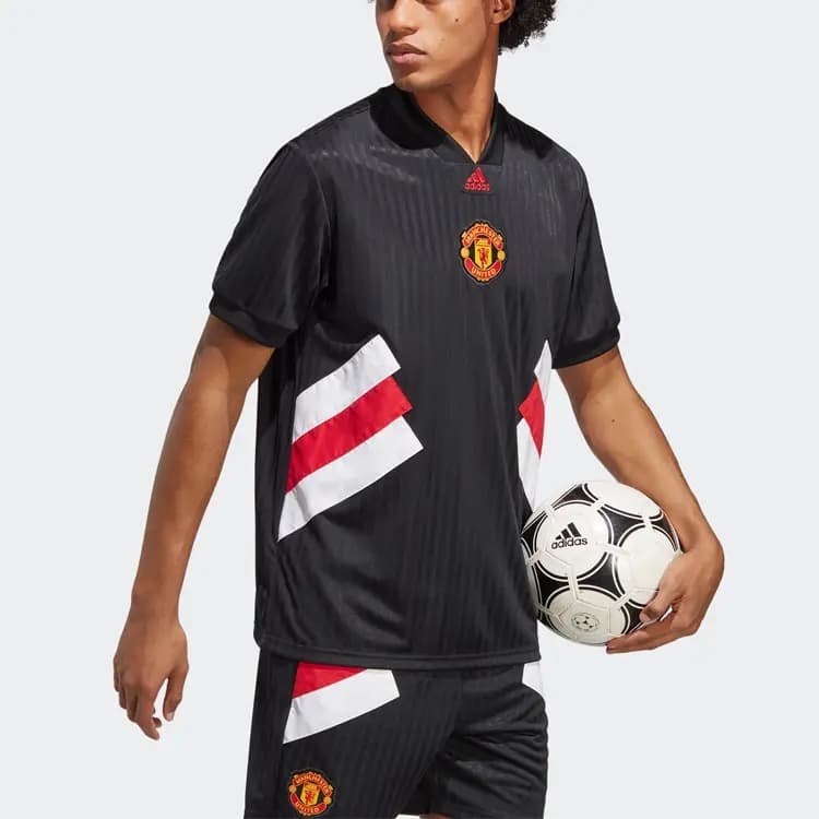 Adidas Manchester United Kişi Futbol Forması Qara 5
