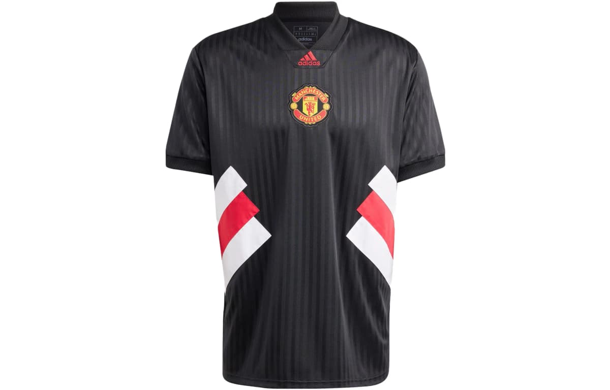 Adidas Manchester United Kişi Futbol Forması Qara